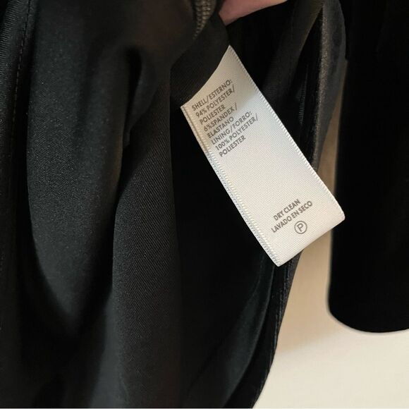 Rebecca Minkoff Black Gwen Velvet Long Sleeve Mini Dress Size 6 NWT - Picture 12 of 16